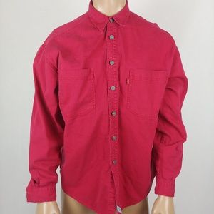 Levi's Red Denim Shirt
